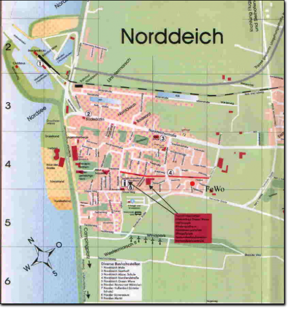 Lageplan - Norddeich